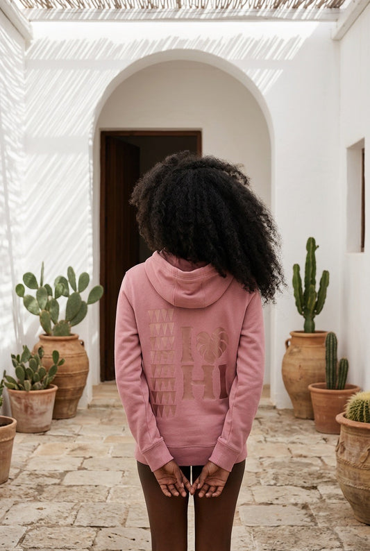 Soft Pink Mauna Hoodie