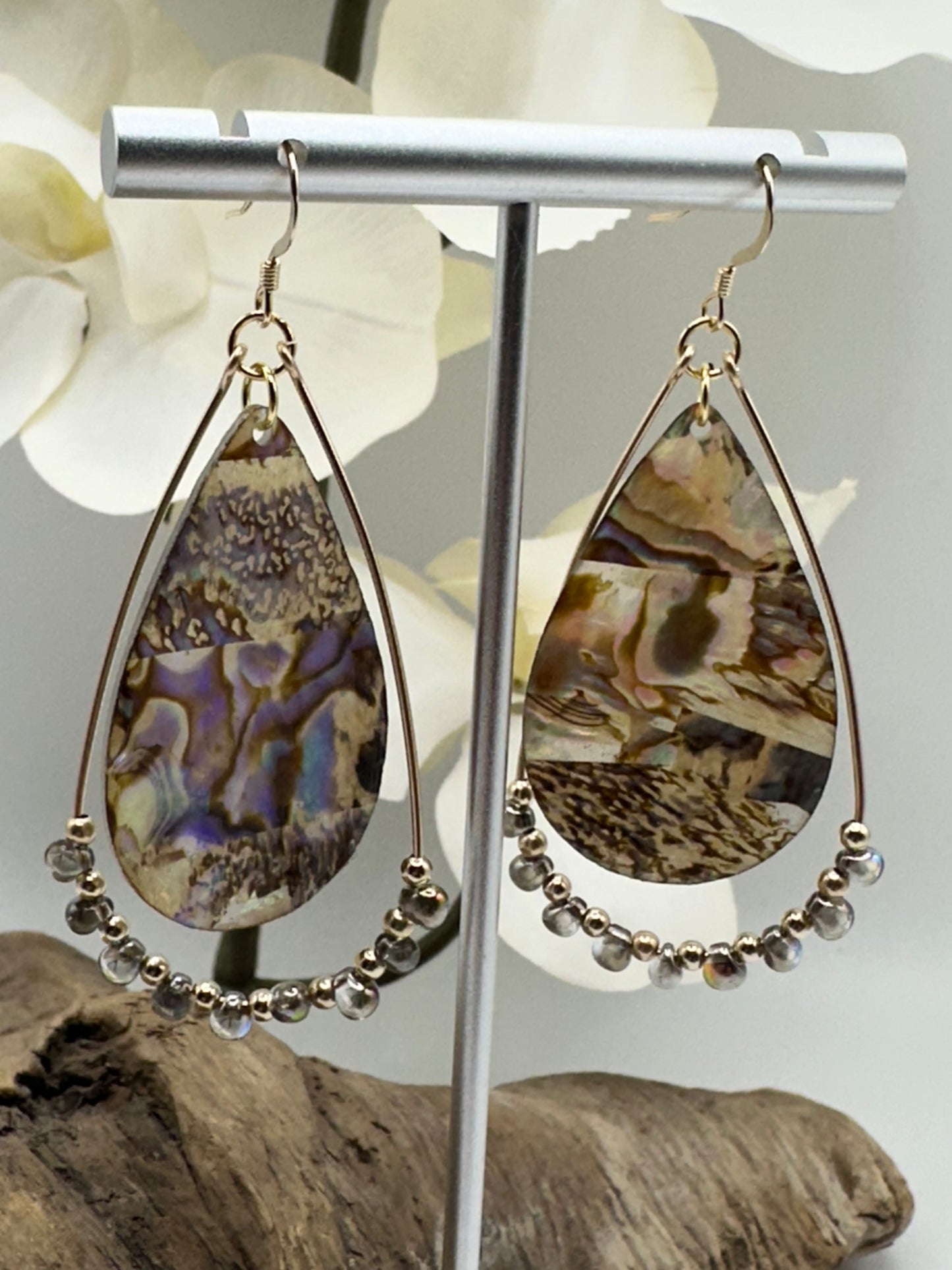 Paua & Rainbow Graphite Crystal