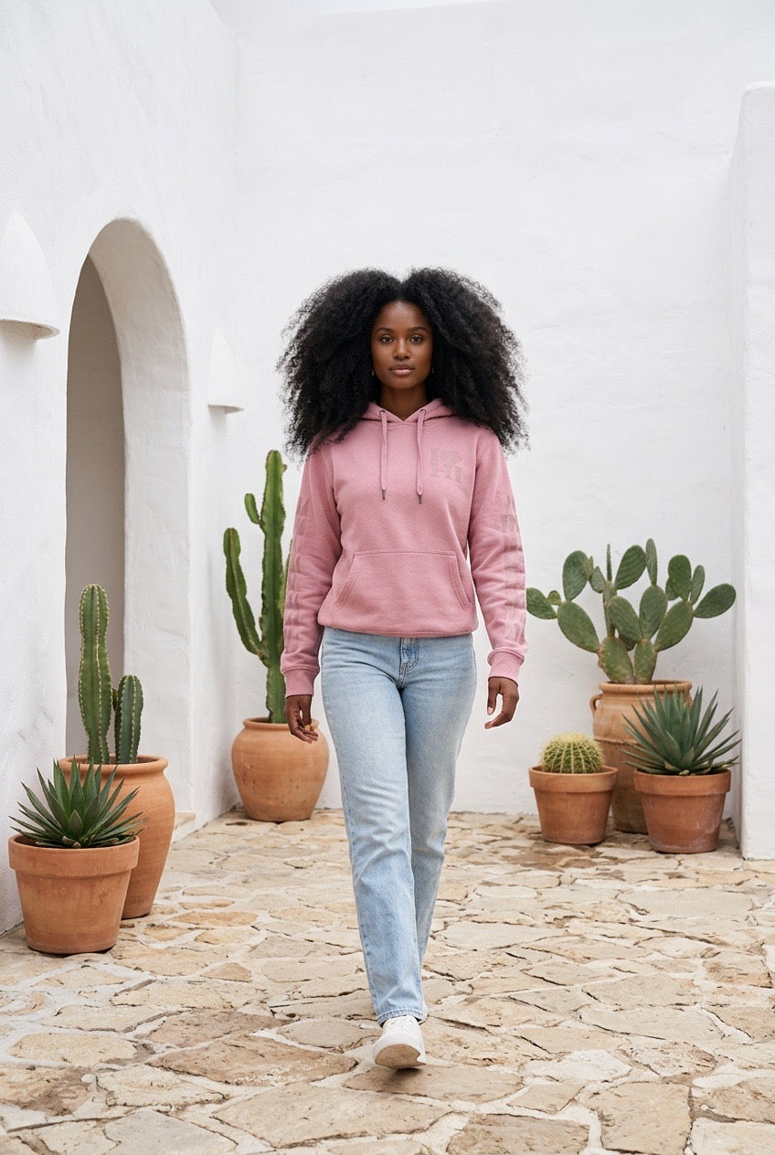 Soft Pink Mauna Hoodie