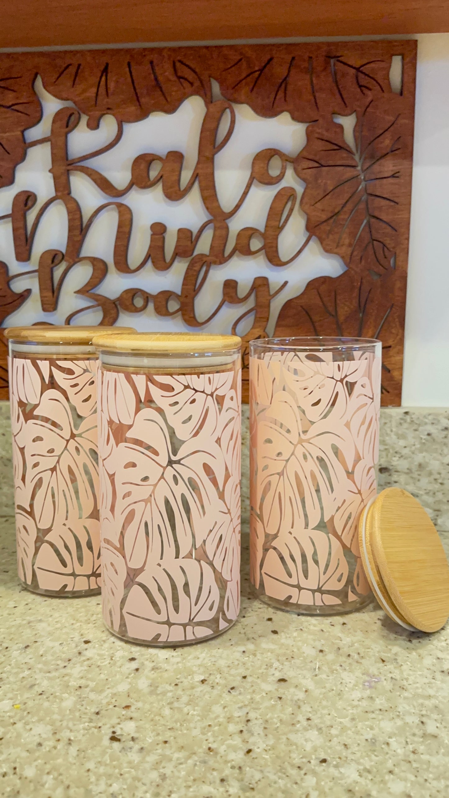 Air tight bamboo lid containers